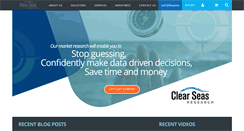 Desktop Screenshot of clearseasresearch.com